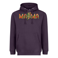 Plum Mama Christmas lightning bolt Heavyweight Hoodie - NancyCooperArtShop