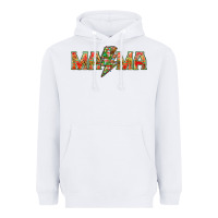 White Mama Christmas lightning bolt Heavyweight Hoodie - NancyCooperArtShop