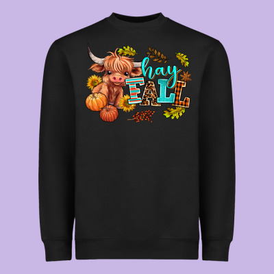 Hay Fall Heifer Heavyweight Sweatshirt Designed By Adodesignshop