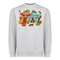 Heather Grey hay fall heifer Heavyweight Sweatshirt - AdoDesignShop