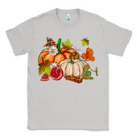 Moon Dust pumpkins daisies and fall leaf's ado Classic Tee - AdoDesignShop