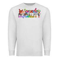 Oatmeal Heather Western LGBTQ Gender Equality Premium Sweatshirt - BundleAndBundleShop