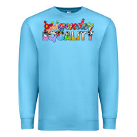 Ocean Blue Western LGBTQ Gender Equality Premium Sweatshirt - BundleAndBundleShop