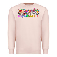 Pale Pink Western LGBTQ Gender Equality Premium Sweatshirt - BundleAndBundleShop