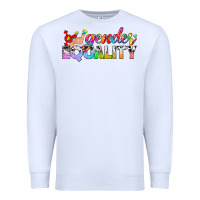 White Western LGBTQ Gender Equality Premium Sweatshirt - BundleAndBundleShop