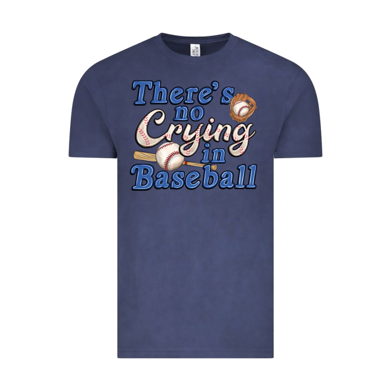 Theres No Crying In Baseball Vintage Tee by JahusDesignShop | Teevron