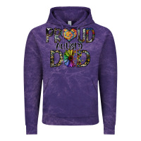 Cloud Purple proud autism dad Vintage Hoodie - SublimationCraftShop