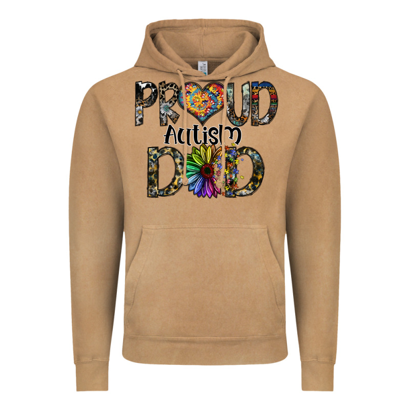 Proud Autism Dad Vintage Hoodie by SublimationCraftShop | Teevron