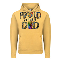 Vintage Mustard proud autism dad Vintage Hoodie - SublimationCraftShop