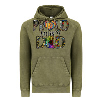 Vintage Olive proud autism dad Vintage Hoodie - SublimationCraftShop