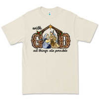 Bone With God All Things Are Possible Premium Tee - RanaPortraitStore