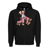 Black skate Zipper Hoodie - MaliasSmallBusiness