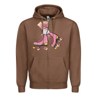 Chestnut skate Zipper Hoodie - MaliasSmallBusiness