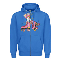 True Royal skate Zipper Hoodie - MaliasSmallBusiness