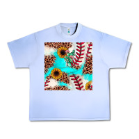 Grape Ice baseball leopard turquoise cactus sunflower seamless pattern Urban Heavy Tee - JahusDesignShop