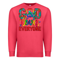 Cardinal LGBTQ+ God Loves Everyone Premium Sweatshirt - BundleAndBundleShop