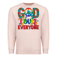 Lgbtq+ God Loves Everyone Premium Sweatshirt | Teevron