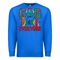 True Royal LGBTQ+ God Loves Everyone Premium Sweatshirt - BundleAndBundleShop
