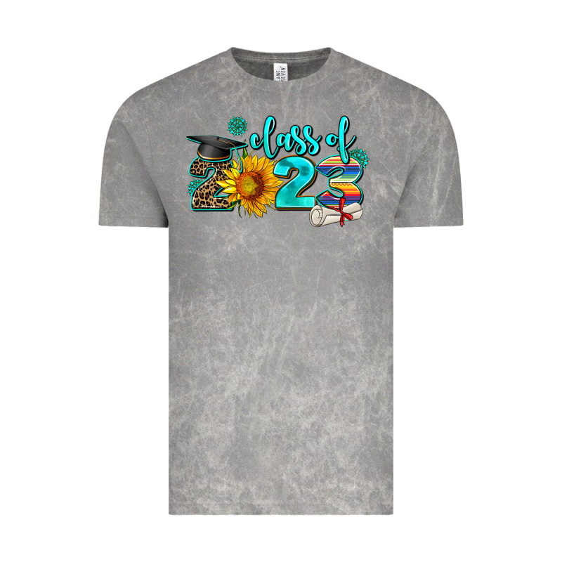 Western Sunflower Class Of 2023 Vintage Tee by AdoDesignShop | Teevron