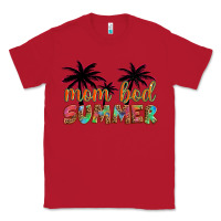 Red mom bod summer with palms Classic Tee - Artiststas