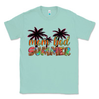 Seafoam mom bod summer with palms Classic Tee - Artiststas