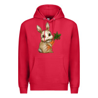 Cardinal eastrt bunny carrot Premium Hoodie - RanaPortraitStore