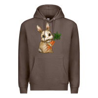 Coffee eastrt bunny carrot Premium Hoodie - RanaPortraitStore