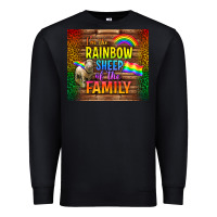 Black I'm The Rainbow Sheep Of The Family Tumbler Premium Sweatshirt - BundleAndBundleShop