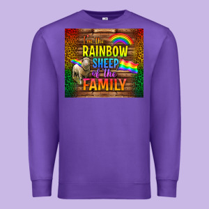 I'm The Rainbow Sheep Of The Family Tumbler Premium Sweatshirt Designed By Bundleandbundleshop