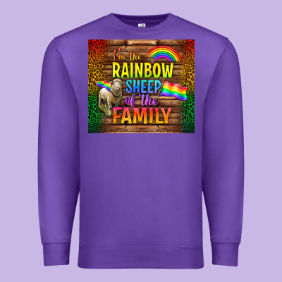 I'm The Rainbow Sheep Of The Family Tumbler Premium Sweatshirt Designed By Bundleandbundleshop