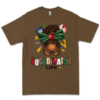 Cacao educational coordinator life afro messy bun Premium Tee - texasbilliewilder