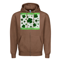 Chestnut shamrock Zipper Hoodie - MaliasSmallBusiness
