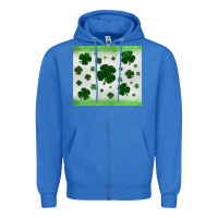 True Royal shamrock Zipper Hoodie - MaliasSmallBusiness