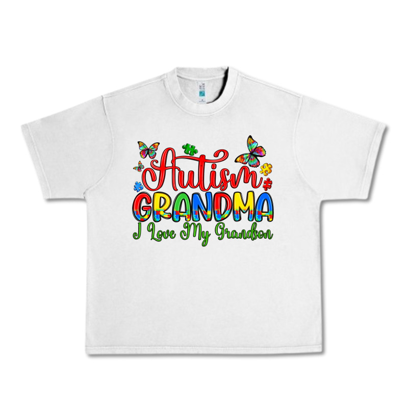 Autism Grandma I Love My Grandson Urban Heavy Tee by Artiststas | Teevron