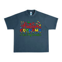 Midnight Navy autism grandma i love my grandson Urban Heavy Tee - Artiststas