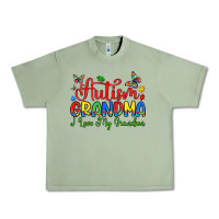 Oil Green autism grandma i love my grandson Urban Heavy Tee - Artiststas