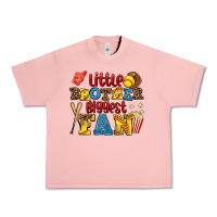 Little Brother Biggest Fan Urban Heavy Tee | Teevron