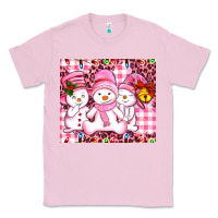 Bubblegum Pink pink snowgirls Classic Tee - AdoDesignShop