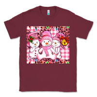 Burgundy pink snowgirls Classic Tee - AdoDesignShop