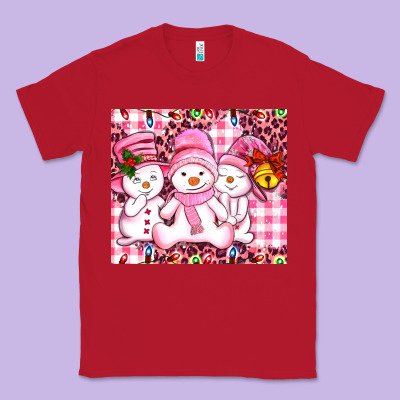 Pink Snowgirls Classic Tee Designed By Adodesignshop