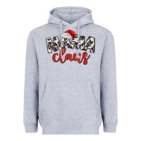 Heather Grey Mama Claus Heavyweight Hoodie - MaliasSmallBusiness