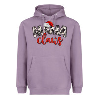 Lavender Mama Claus Heavyweight Hoodie - MaliasSmallBusiness