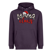 Plum Mama Claus Heavyweight Hoodie - MaliasSmallBusiness