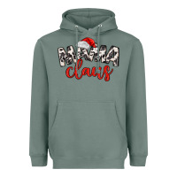Sage Mama Claus Heavyweight Hoodie - MaliasSmallBusiness
