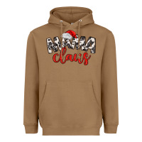 Toasted Coconut Mama Claus Heavyweight Hoodie - MaliasSmallBusiness