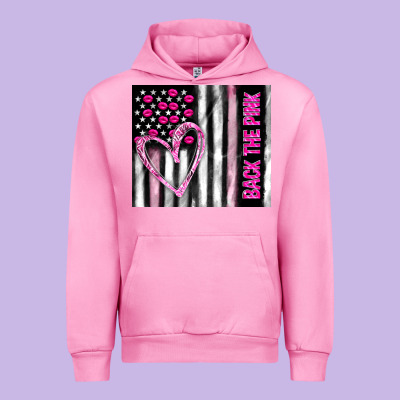 Back The Pink Urban Hoodie Designed By Tumblerdesignbyshophia