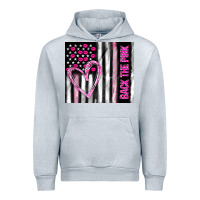 Heather Grey back the pink Urban Hoodie - TumblerDesignByShophia