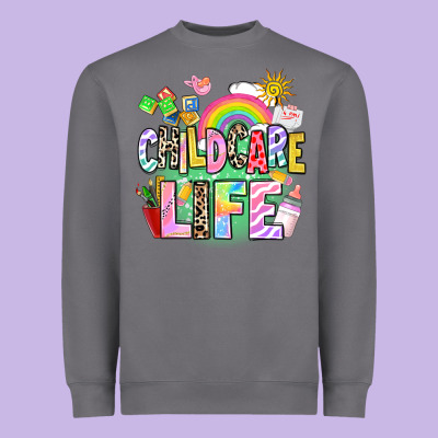 Childcare Life Heavyweight Sweatshirt Designed By Adodesignshop
