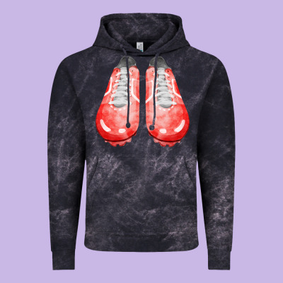 Red Cleats Fa Element 2 Vintage Hoodie Designed By Fadigitalartstudio