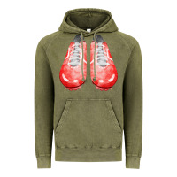 Vintage Olive red cleats fa element 2 Vintage Hoodie - FaDigitalArtStudio